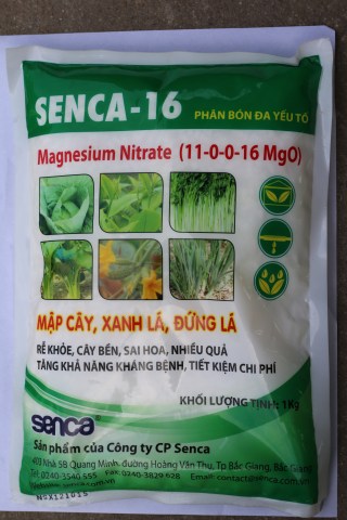 Senca 16 1kg (11N, 16 MgO) - Công Ty Cổ Phần Senca